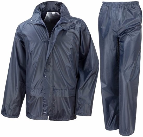 Result Navy All Weather regenpak voor volwassenen M 40/50 - regenkleding