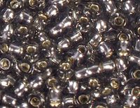 Japanse rocaille kralen, zilver, grijs, 2,2 mm, 11/0, 100 g