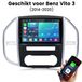 Hexinex autoradio 10 pouces Linux avec Carplay sans fil et Android Auto, adapté pour Mercedes-Benz Vito W447 (2014-2023), avec WIFI, Bluetooth, commande au volant (SWC), FM, RDS et DSP