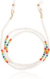Deja Jewels Wit Bohemian Koord voor Zonnebril of Leesbril