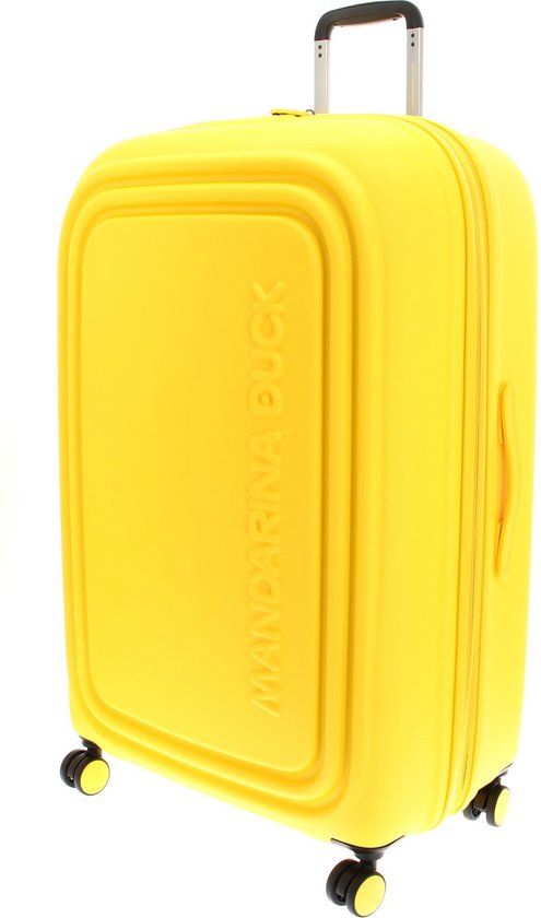 Mandarina Duck Logoduck+ Trolley, Eend Geel, 52x82x34/37(LxHxW), Koffers en trolleys