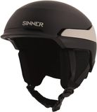 SINNER ZERMATT Unisex Skihelm - MATTE Zwart-MATTE LIGHT GREY - Maat L