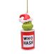 Kurt S. Adler Le Grinch Qui Hash 8cm Red Plastic Christmas Bauble