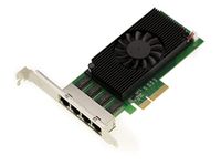 KALEA-INFORMATIQUE PCIe 2.5 x4 Gigabit ethernet LAN-kaart met 4 RJ45-poorten. Viervoudige chipset Intel I225 - NIC 10 100 1000 2500 1G 2.5G - Hoog Laag Profiel