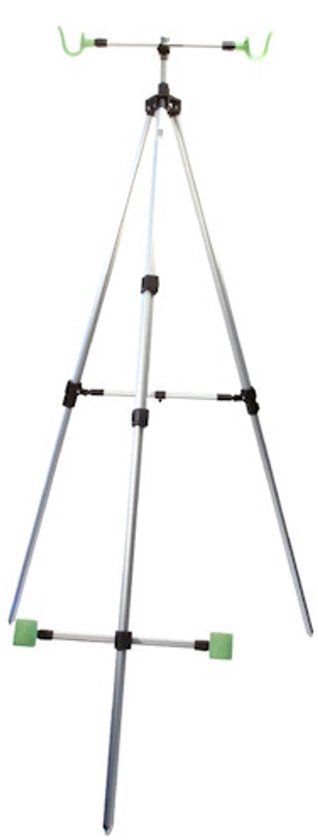 Albatros Aluminium Driepoot Strandsteun - 180 cm - Zwart