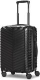 Redolz Essentials 18 2.0 55 cm Cabin Trolley met TSA-slot - Metallic Zwart