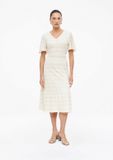 s.Oliver Midi-jurk met glittergaren en ajourpatroon