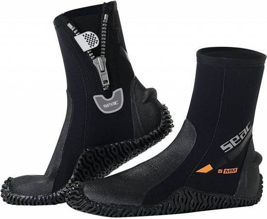 Seac BASIC HD Laars met rits 5mm dik maat 36