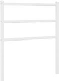 vidaXL Hoofdbord 75 cm metaal wit