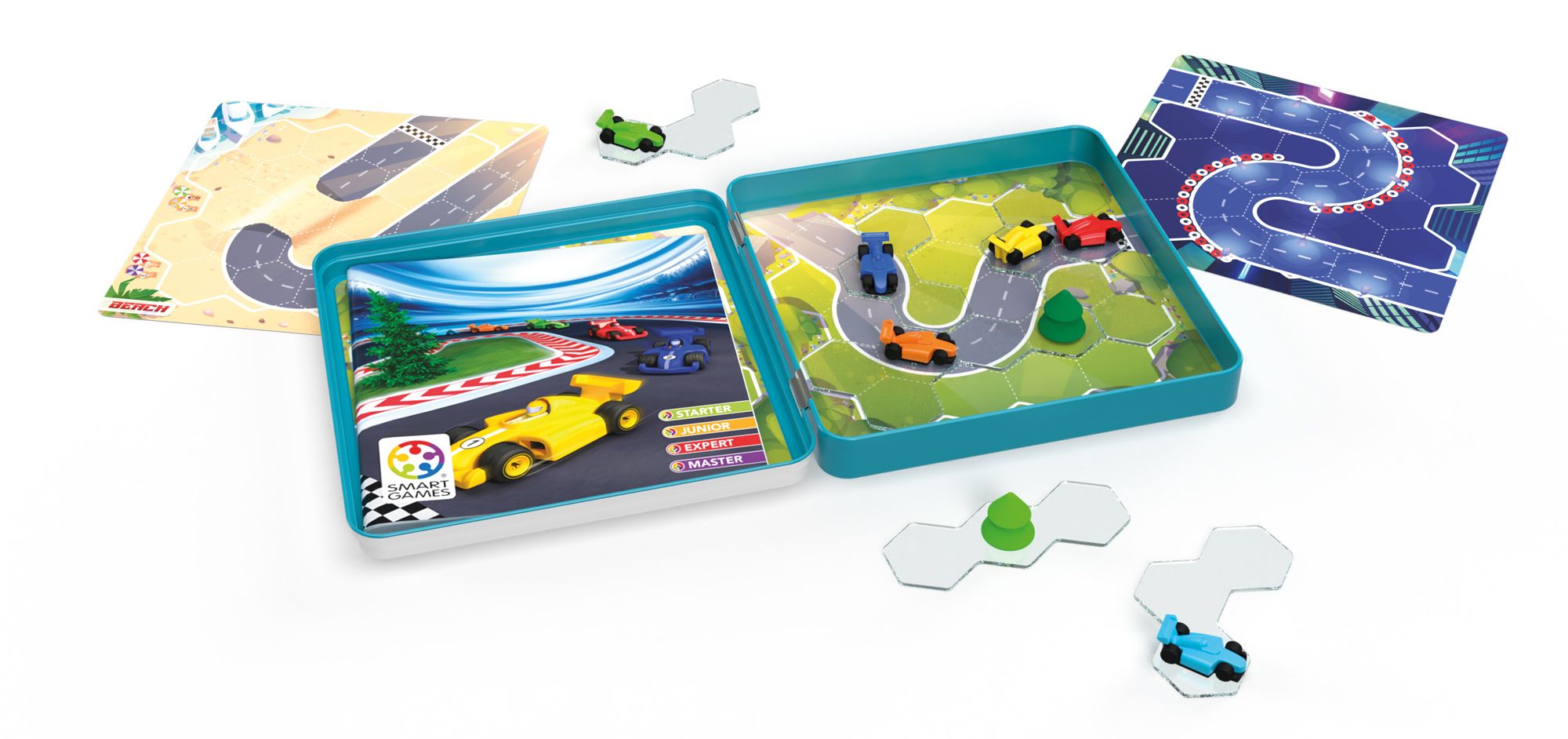 SmartGames Pole Position - Magnetisch Reisspel - IQ Puzzel