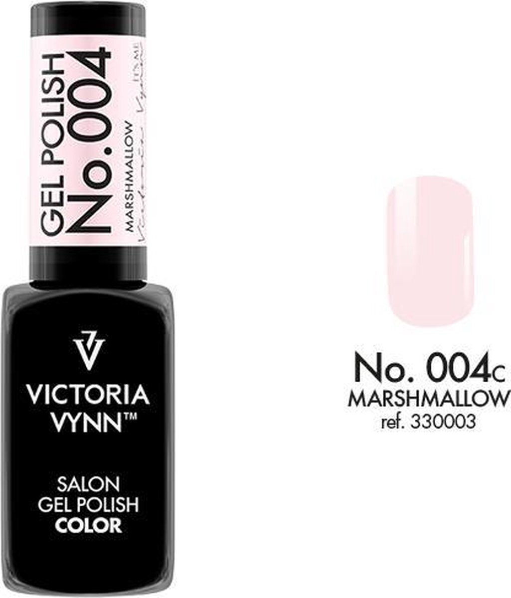 VICTORIA VYNN™ Gellak Gel Nagellak - Salon Gel Polish Color 004 - 8 ml. - Marshmallow