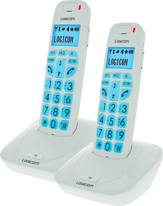 Logicom Confort 250 Huistelefoon Draadloos Wit
