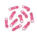 cyclingcolors 10 x vervangende ritssluiting-reparatieset voor ritssluiting, hoofd nr. 5, schuivers voor kleding, tassen, jassen, tassen, koffers, jeans, babyroze
