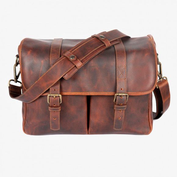 Bronkey Roma Cognac Leather Messenger Bag - 8436592714179