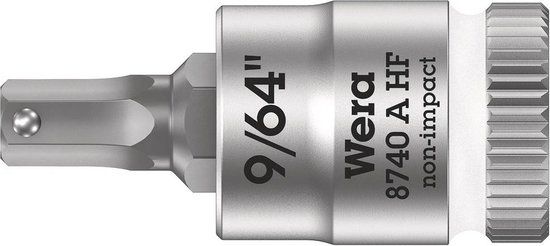 Wera 05003384001 8740 A HF Zyklop Dopbit met vasthoudfunctie - Inbus - 9/64" x 28mm x 1/4"