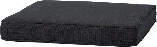 Madison Zitkussen Rib - 73x73 cm - Zwart