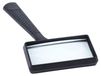 Loupe de lecture rectangulaire - grossissement 5x - 100 x 50 mm - manche en plastique