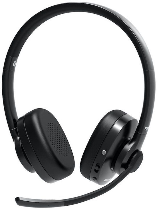 Port Designs 912002 Headset Hoofdband Draadloos Kantoor/callcenter Bluetooth Zwart