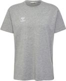 Hummel Heren T-Shirt Ronde hals geborduurd logo Regular fit basis Sportshirt