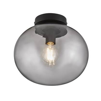 NORDLUX Alton Plafondlamp | Zwart | Glas