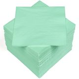 HEKU 100 effen servetten, 3-laags, 33 x 33 cm, mint