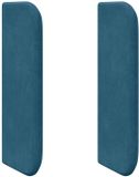 vidaXL Hoofdbord oor blauw 40,5 x 40,5 x 4 cm fluweel