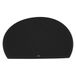 Maya Professional Tools 81916-6 Flexibele deegspatel zonder gat, rond, FBK/levensmiddelhygiëne, 160 mm x 125 mm x 1,65 mm, zwart