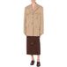 Moschino Gabardine Veste Military Twist Beige Taille: 48