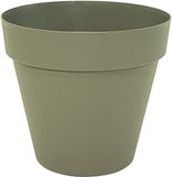 Mega Collections Plantenpot - kunststof - olijfgroen - binnen/buiten - D34xH33 cm - bloempot