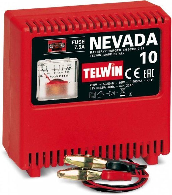 TELWIN Nevada 10 Acculader - 230V - Auto
