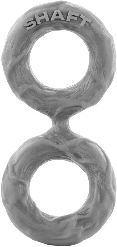 Shaft Dubbel Penisring Small - Grijs