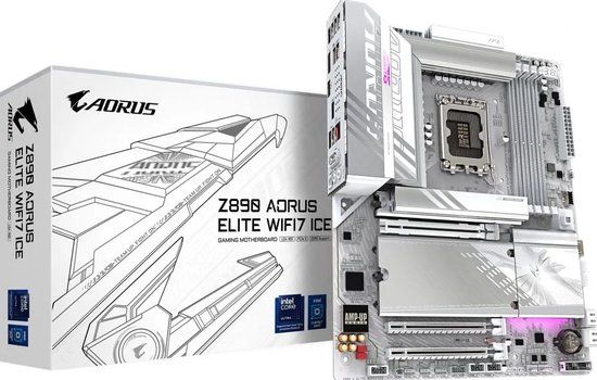 Gigabyte Z890 AORUS ELITE WIFI7 ICE - Moederbord - Socket 1851 - DDR5 - Wi-Fi 7
