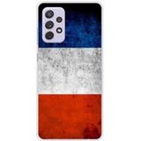 Samsung Galaxy A72 5G Franse vlag siliconen hoesje