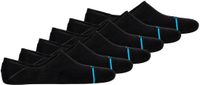 STANCE Icon No Show Sneakersokken Set van 6 Zwart Maat 38-42 Unisex Katoen/Nylon/Elastaan Effen
