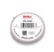 Weller T0051301199 Desoldeervlechtwerk, spoel van 1,6 m, breedte 2,0 mm, stroomgeïmpregneerd kopervlechtwerk, snelle en schone verwijdering van soldeertin, voor elektronica en reparatie van