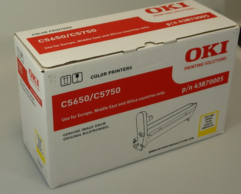 Oki Yellow image drum for C5650/5750