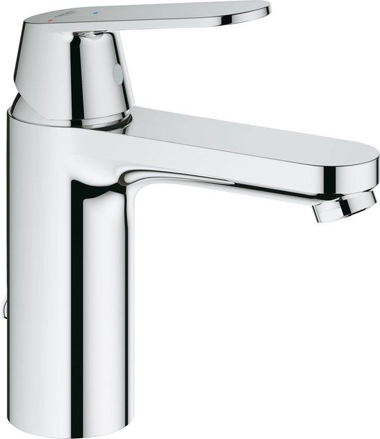 GROHE Eurosmart Cosmopolitan Wastafelkraan - Chroom - Met Trekwaste - Medium Uitloop