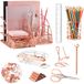 KAAKOW Roségouden bureauorganizers en accessoires Kantoorbenodigdheden Set