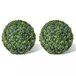 vidaXL Buxusbol kunstplant 35 cm - 2 stuks - groen