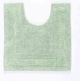 Homescapes toiletmat saliegroen 50x55 cm katoen