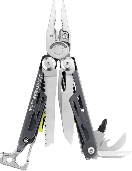 Leatherman multitool Signal Granite 19-delig met schede - Grijs