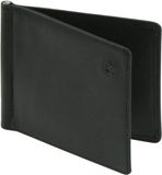 Esquire Logo Portemonnee Leer 10 cm - Mannen - Horizontaal - Zwart