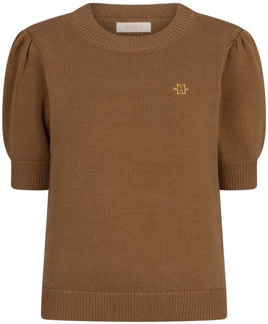 JOSH V Dames pull josh v M Katoen Khaki Lange mouw Herfst/Winter 2026