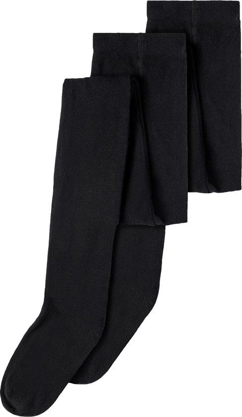 NAME IT NKNPANTYHOSE 2P SOLID NOOS - Black - Kids - Size 134/140