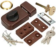 KOTARBAU® Extra Slot 50/60mm Kastslot Deurslot Kastadditief (Bruin)