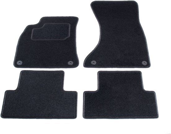 Cargoods Automatten op maat - zwart stof - Audi A5 8T sportback 2010-2016