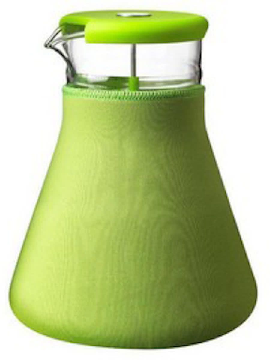 QDO Karaf Glas Met Neopreen Sleeve Voor Losse Thee 1
