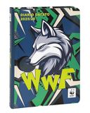 WWF Schoolagenda 2025-2026, officieel WWF, dagboek 12 maanden, ideaal voor basis- of middelbare school, met vaste omslag en 352 gekleurde pagina's, 13 x 17,8 cm