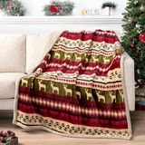 PAVILIA Premium Sherpa Fleece Kerstdeken