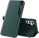 Techsuit Hoesje geschikt voor Samsung Galaxy A34 - eFold Book Case - Donkergroen
